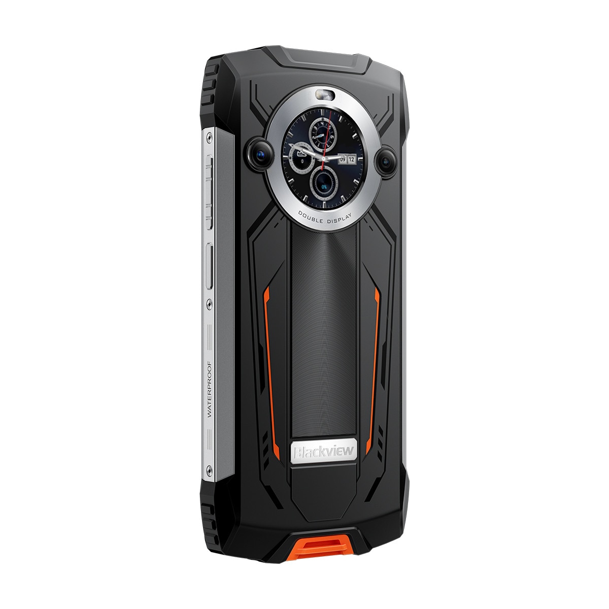 Telefon mobil Blackview BV8200, 6.497" FHD+, 120Hz, 36GB RAM(12GB + 24GB extensibili 2To), 256GB ROM, Android 14, 8800mAh, 8 cores, Dual SIM, NFC/Amprenta/caracteristici faciale, Portocaliu