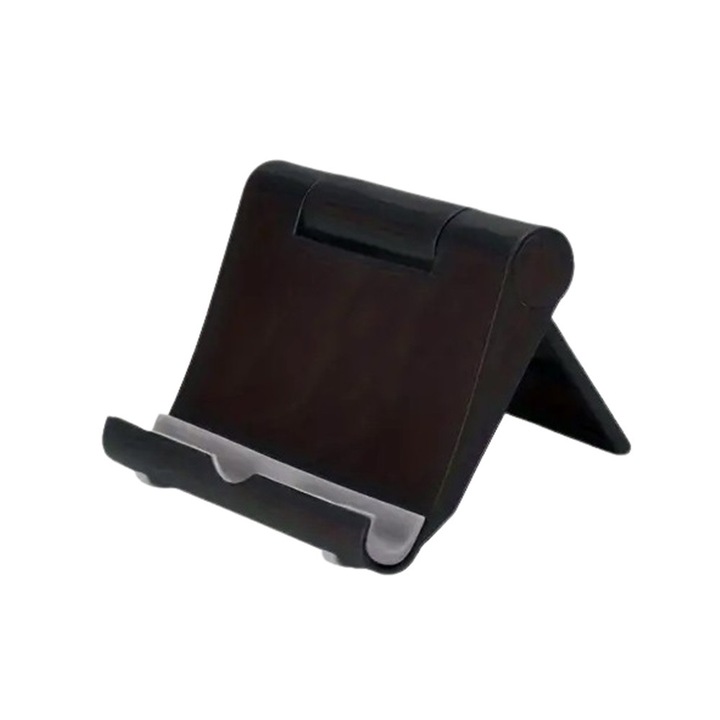 Suport universal pentru telefon desktop si tableta, negru