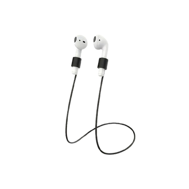 Accesoriu suplimentar: curea pentru casti, silicon negru