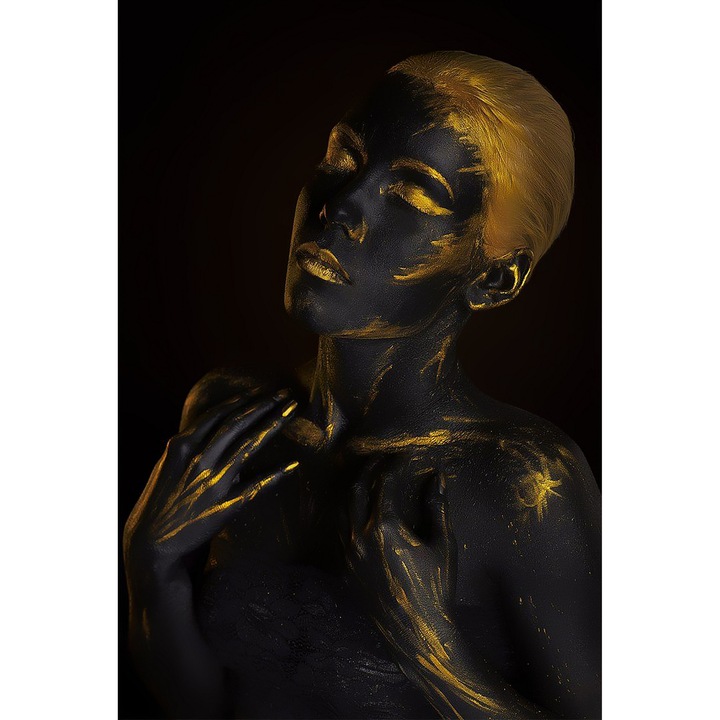 Tablou print pe canvas " PPF BGold BandG2" 40x60 cm