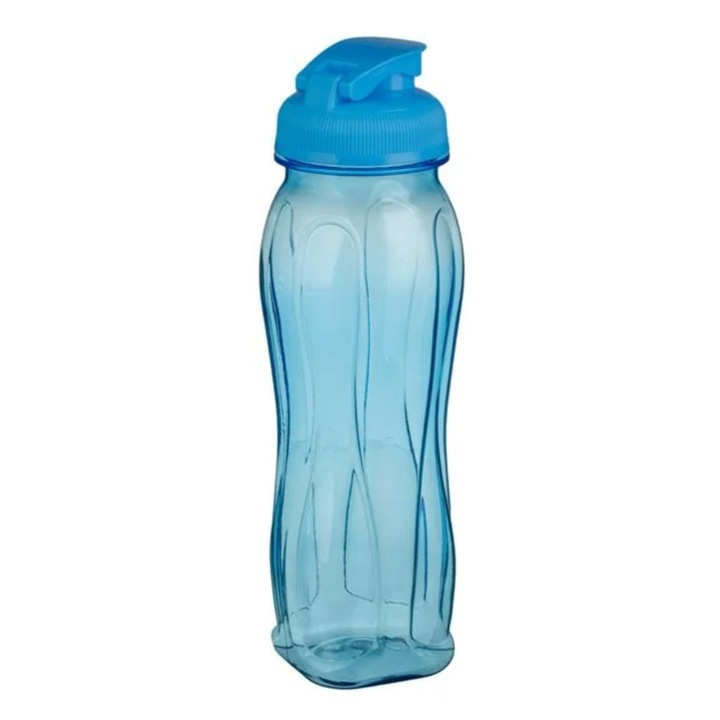 Sticla de apa, Live Up, 0%BPA, plastic, turcoaz, 750ml, 7x24.5cm