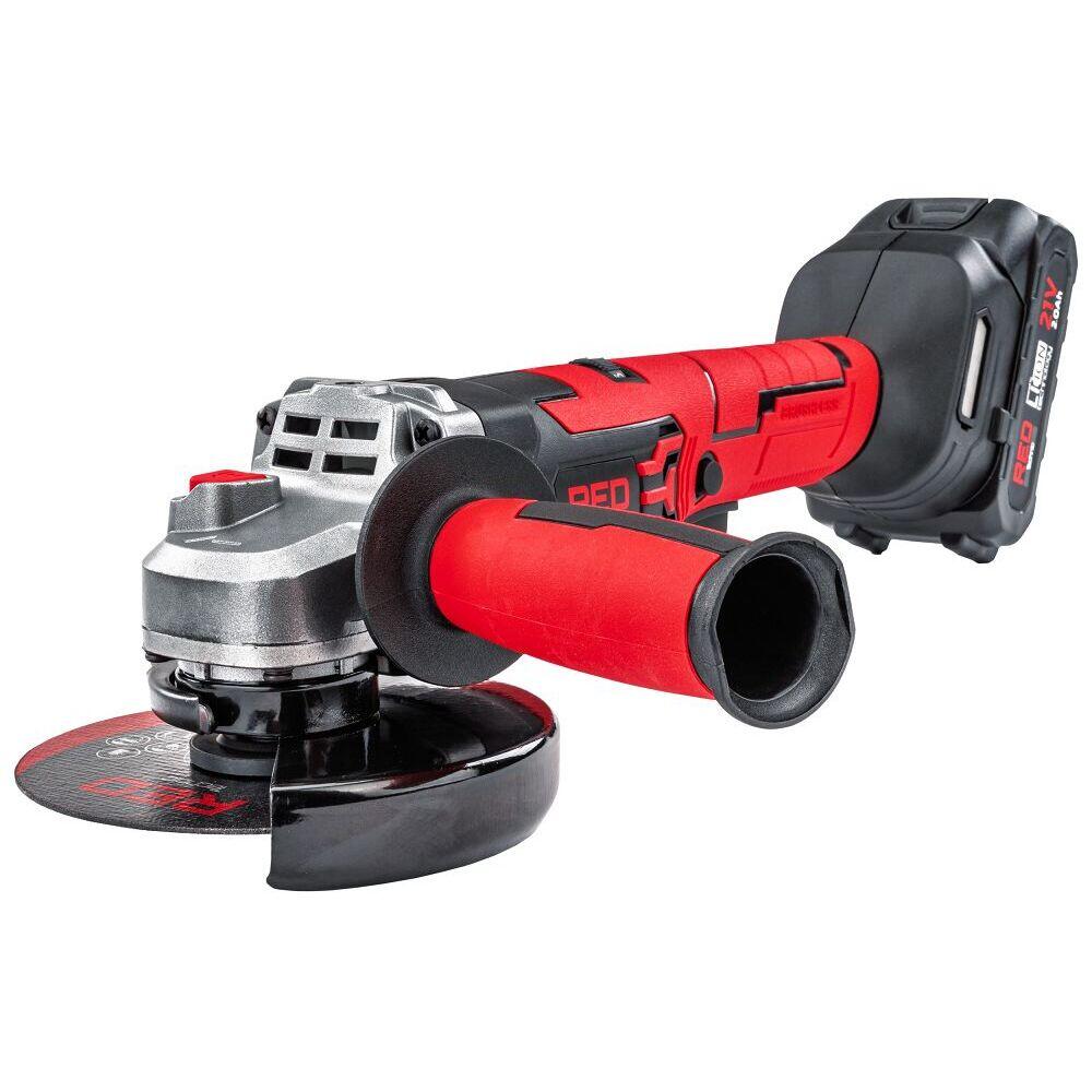 Polizor unghiular cu acumulatori, flex, 2x baterie 2 Ah