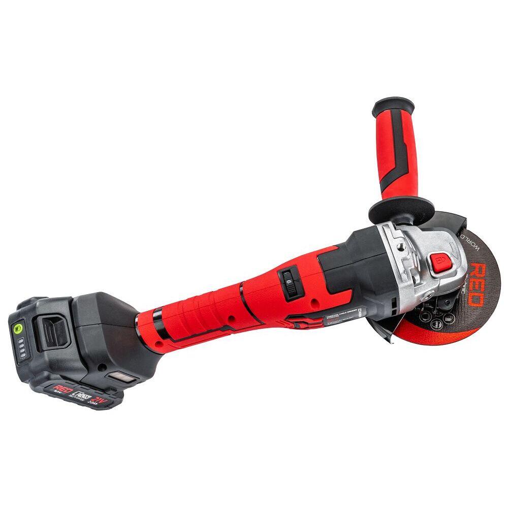 Polizor unghiular cu acumulatori, flex, 2x baterie 2 Ah