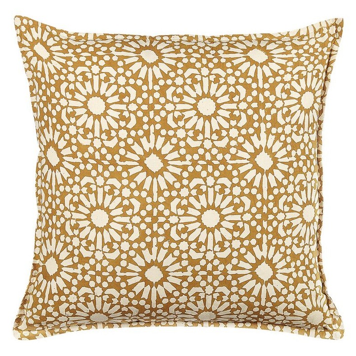 Perna din bumbac nisip si bej deschis 45 x 45 cm Ceiba