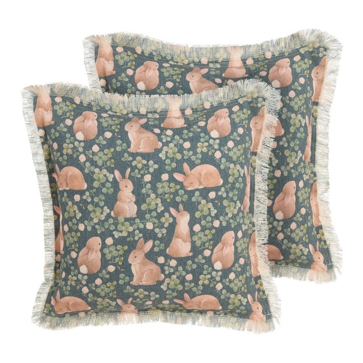 Set de 2 perne verzi 45 x 45 cm Alstroemeria