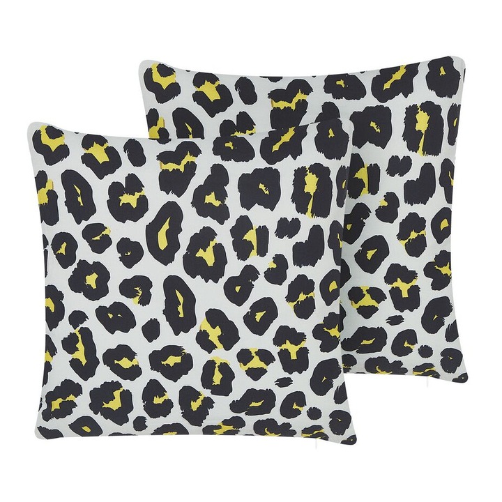 Set de 2 perne pentru exterior Karditsa Imprimeu animalier 45 x 45 cm Multicolor