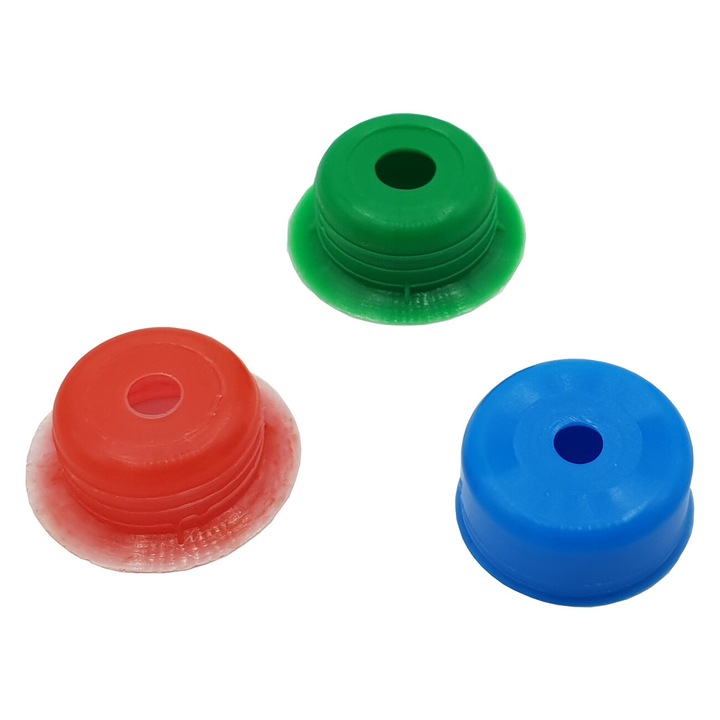 Set accesorii reducere debit apa Arco, 1/2", 3 culori: albastru, rosu, verde