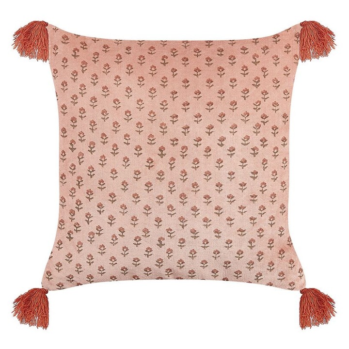Perna de catifea roz 45 x 45 cm Rumhora