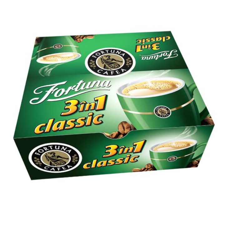 Cafea 3 in 1 Fortuna Classic 15.2 gr / 24 buc
