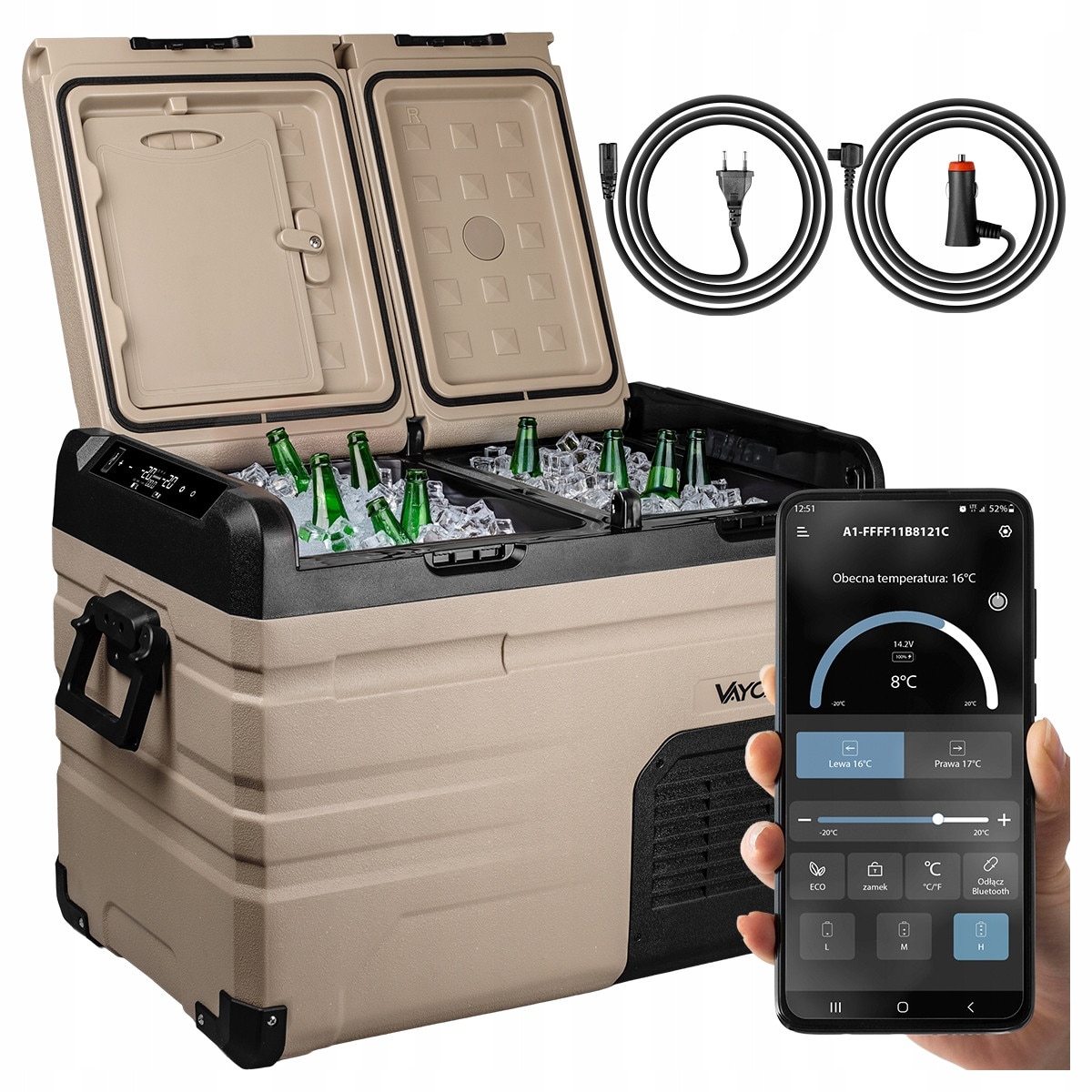 Frigider auto cu compresor Vayox VA-E39 Expedition Pro Series, 38L