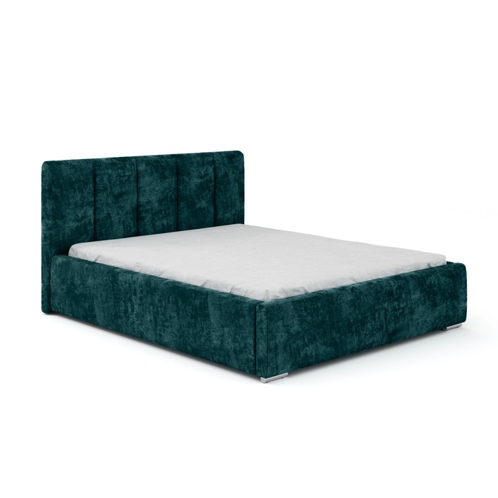 Pat tapitat Humi, model Avinion, 180x200cm, Magic Velvet, Verde