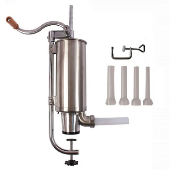 Aparat Umplut Carnati 2.5Kg INOX, 4 Palnii Incluse, Alpin Profi, Model Nou, Masina Manuala Verticala Aparat Umplut Carnati 2.5Kg INOX, 4 Palnii Incluse, Alpin Profi, Model Nou, Masina Manuala Verticala