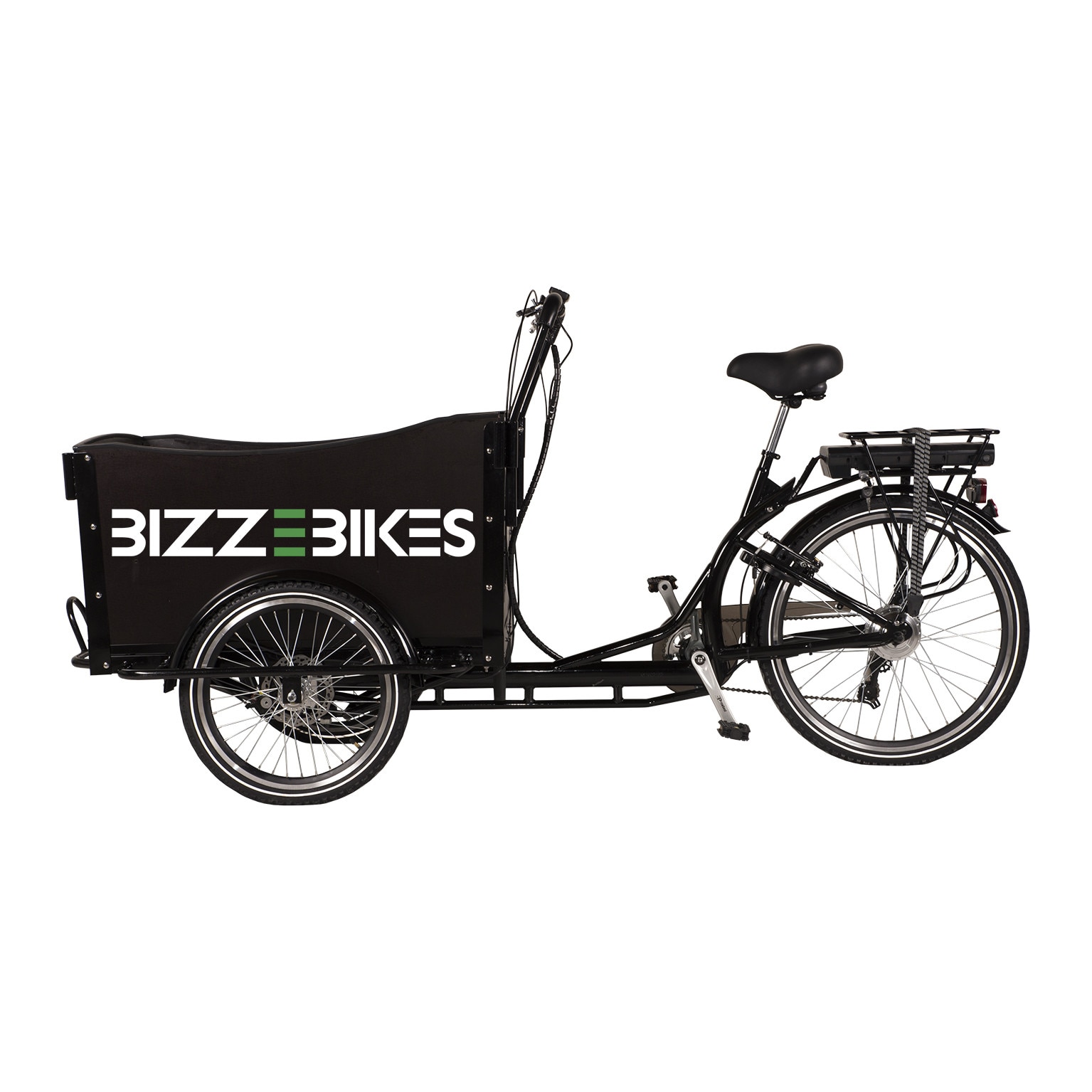 Burger Perth abdomen Bicicleta cargo electrica cu 3 roti, BIZZE, Negru - eMAG.ro