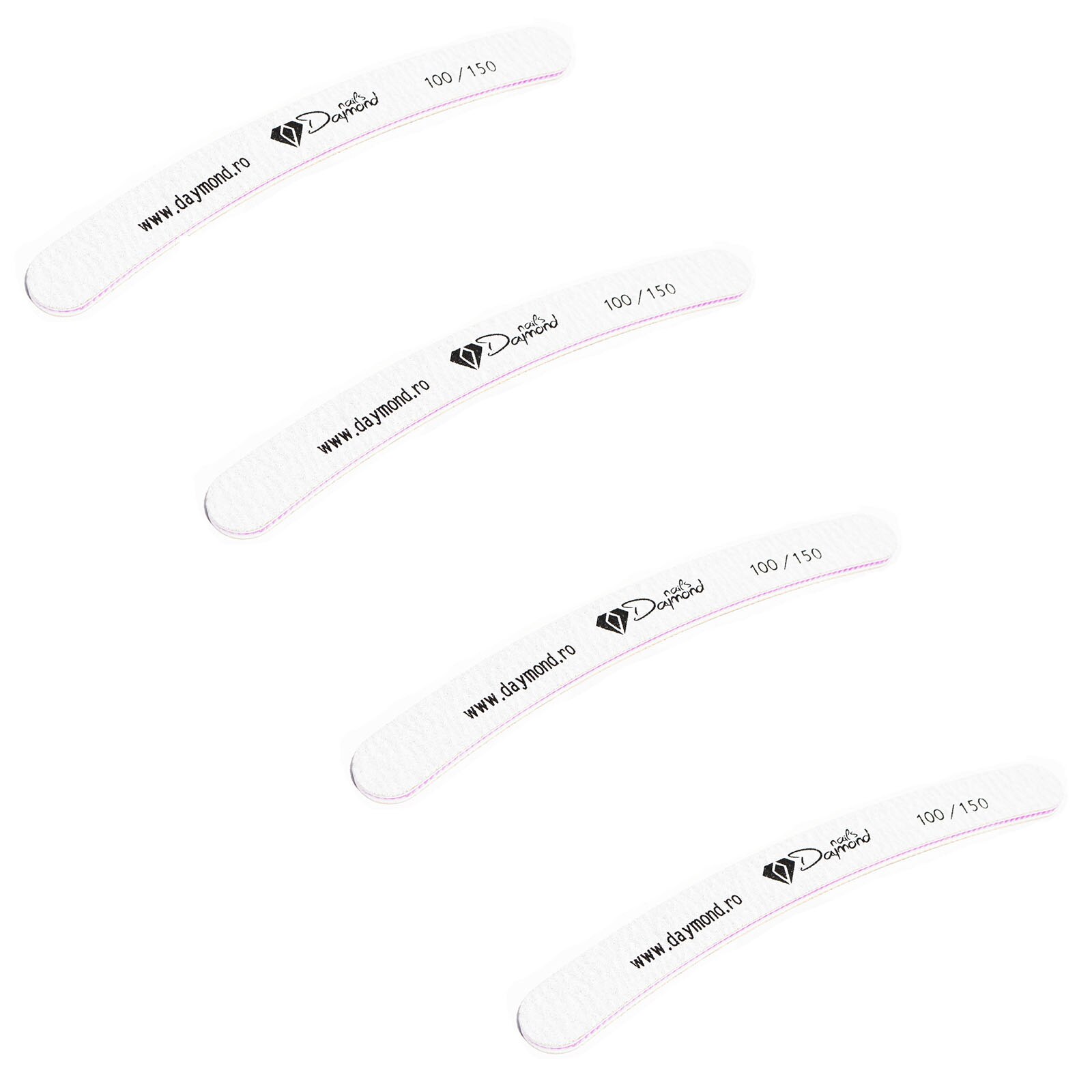 Pila unghii Banana Daymond Nails 100/150 Set 4 Buc