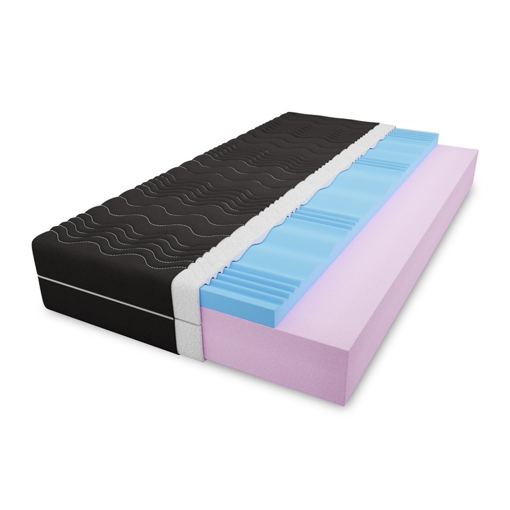 Saltea Humi Gorton, poliuretan, 200x100x17cm, hipoalergena, cu husa detasabila