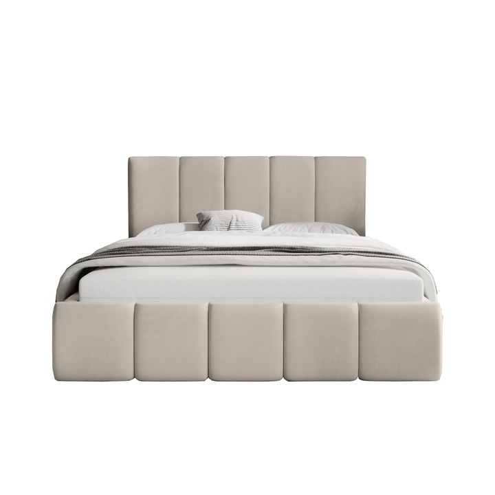 Pat Humi, 120x200cm, 140cm latime, lemn, bej