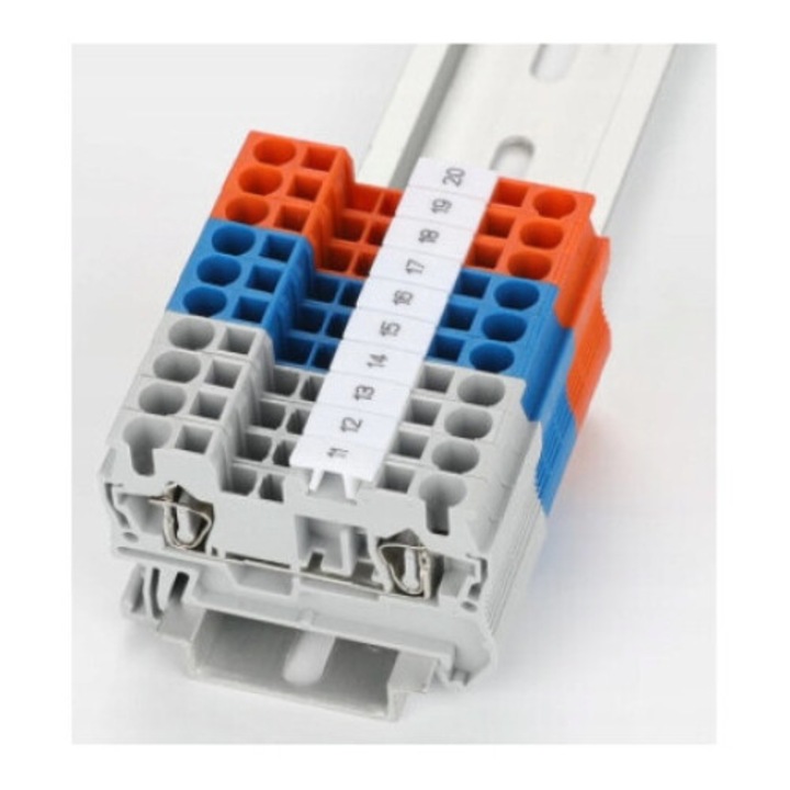 Marcator clema 1-100 COSMOS, PVC, montaj pe vertical sau orizontal