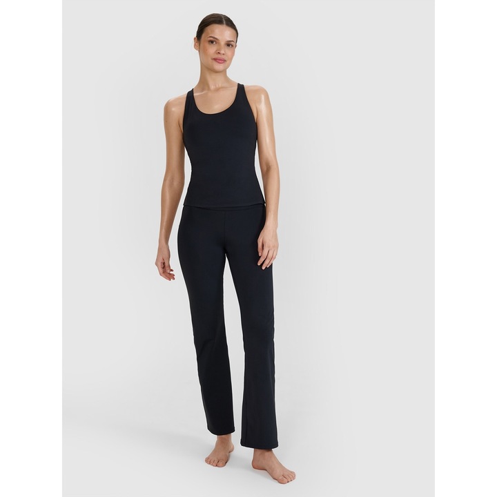 Női sportnadrág 4FRSS25TFTIF308-62S, 4F, elasztán, fekete, L INTL