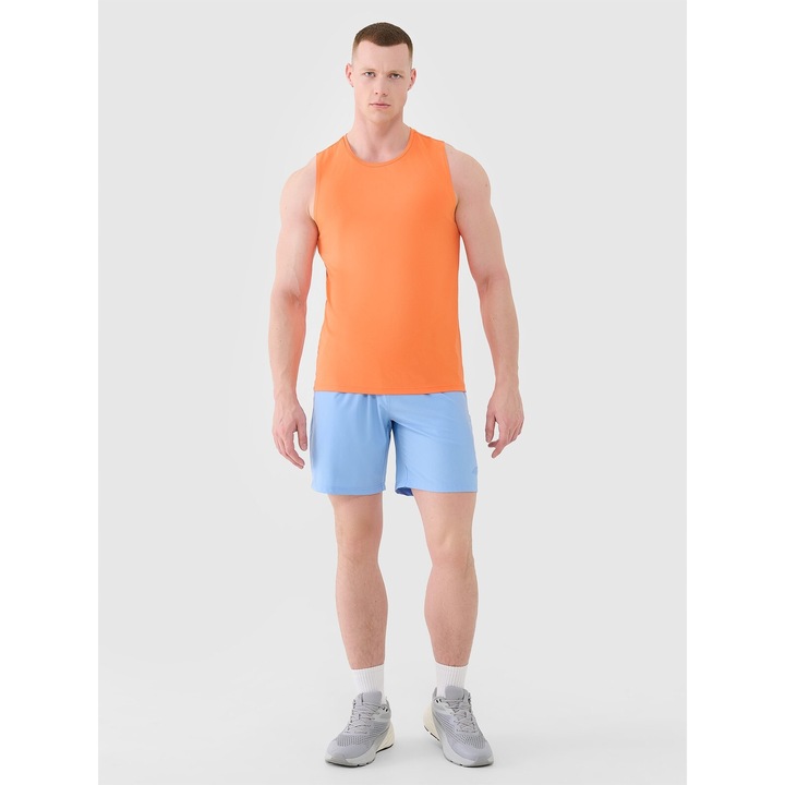 Мъжки спортен панталон, 4F, тренировъчен, бързосъхнещ, син,