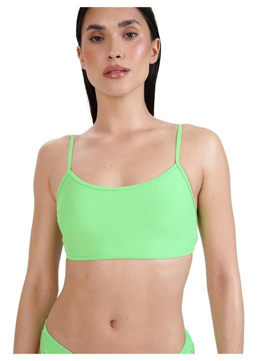 Női fürdőruha felső 4FRSS25UBKTF101-42S, 4F, elasztán, zöld