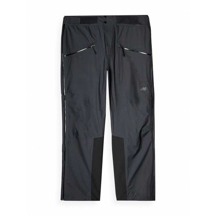 Pantaloni de trekking 4F, NeoDry 20000/40000, impermeabili, negru