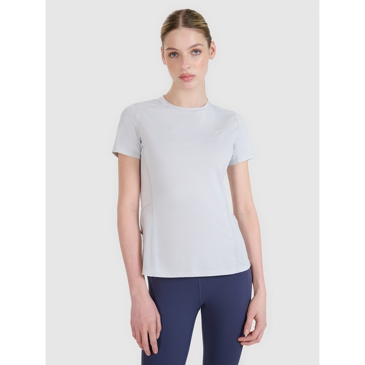 Női magas derekú futópóló, 4F, textil, szürke