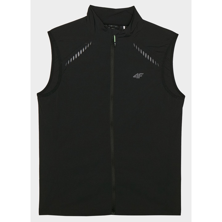 Vesta sport 4F, alergare, neagra, ultrausoara, impermeabila, sintetic