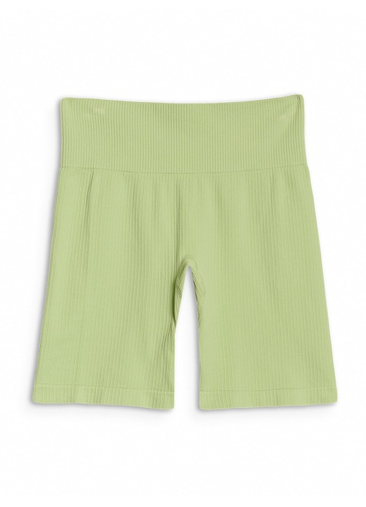 Colanti scurti antrenament 4F, verde deschis, talie inalta, uscare rapida, material sintetic elastic, M-L INTL