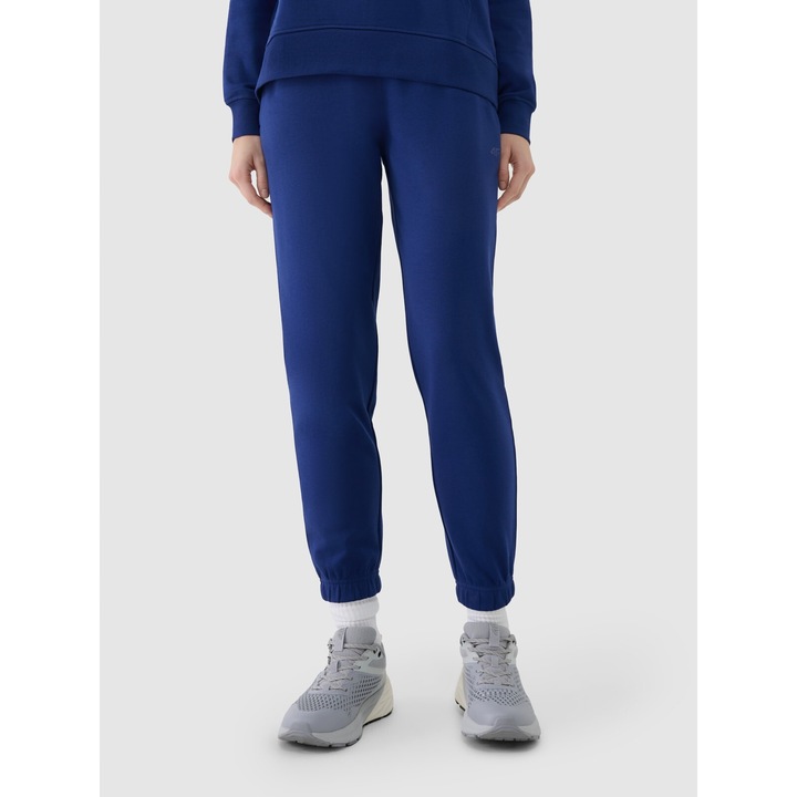 Női sportnadrág, 4F, sötétkék, atlétanadrág