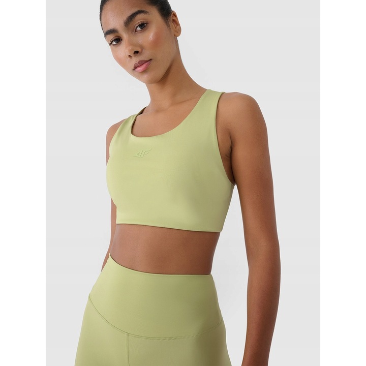 4F sportmelltartó, edzéshez, szintetikus/elasztán, zöld, XS INTL