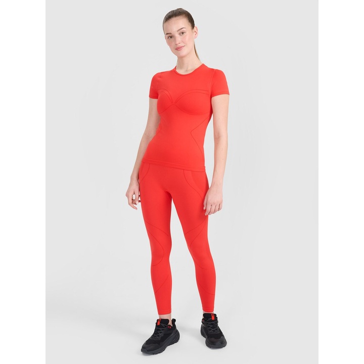 Női melegítőruha, 4F, Textil, Piros