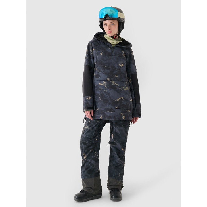 Pantaloni Snowboard Femei 4F NeoDry 10000/8000 Multicolor AW24 Regular Fit