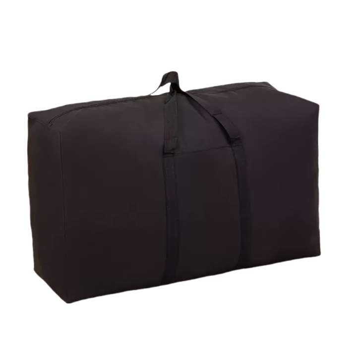 Geanta pentru mutare haine, Polietilena, 80x45x25cm, Negru