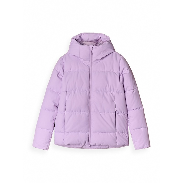 Jacheta ski femei 4F NeoDry 5000/3000, violet, confort termic, gluga ajustabila, impermeabila