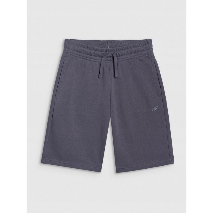 Gyerek sportnadrág, 4F, túlméretezett, szürke, pamut/poliészter