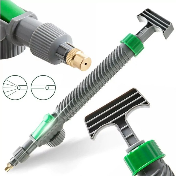 Pulverizator manual pentru pompa Azaris, reglabil, plastic, metal, 29,5x41,5cm