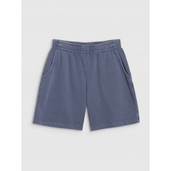 Gyerek rövidnadrág, 4F, pamut, kényelmes, sötétkék, béleletlen