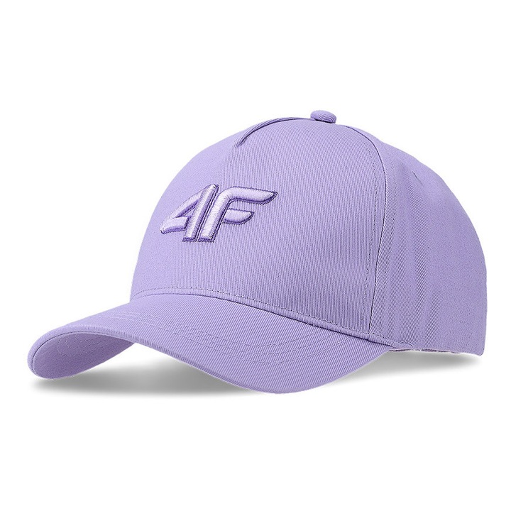 Caciula copii, 4F, unisex, 100% bumbac, violet, one size