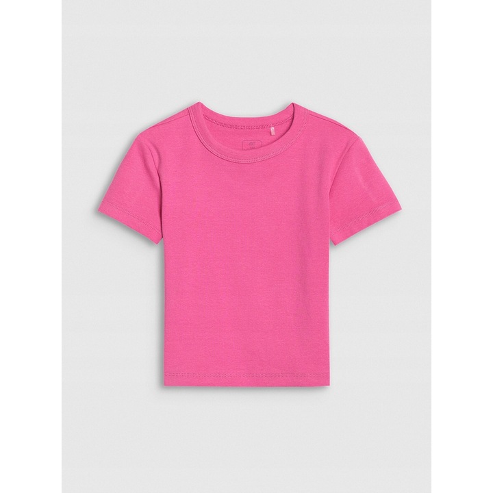 Tricou fete 4FJWSS25TTSHF1852-54S, 4F, Bumbac, Roz