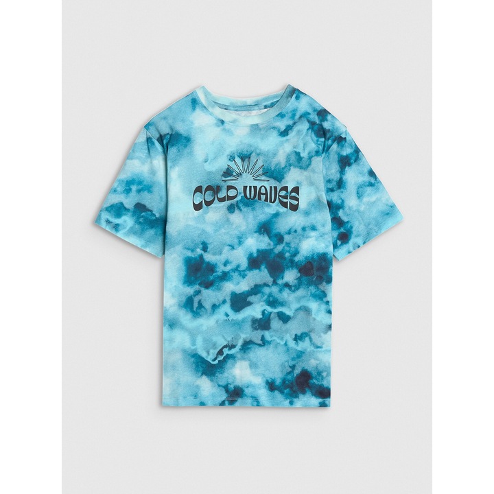 Fiu polo 4FJWSS25TTSHM1916-90A, 4F, pamut, Kék