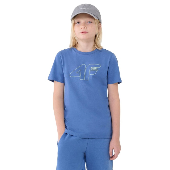 Tricou albastru pentru baieti, Albastru