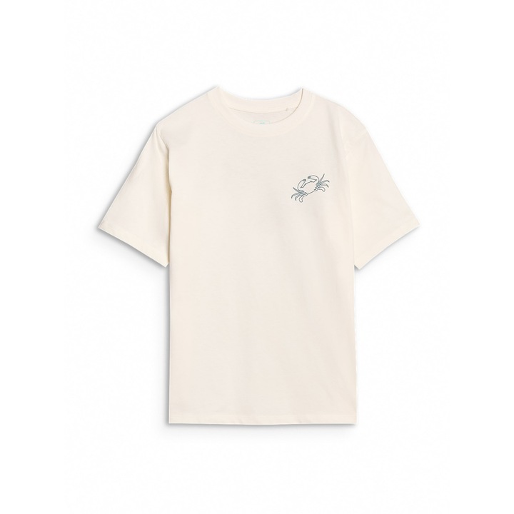 Tricou alb pentru băieți 4F, Alb