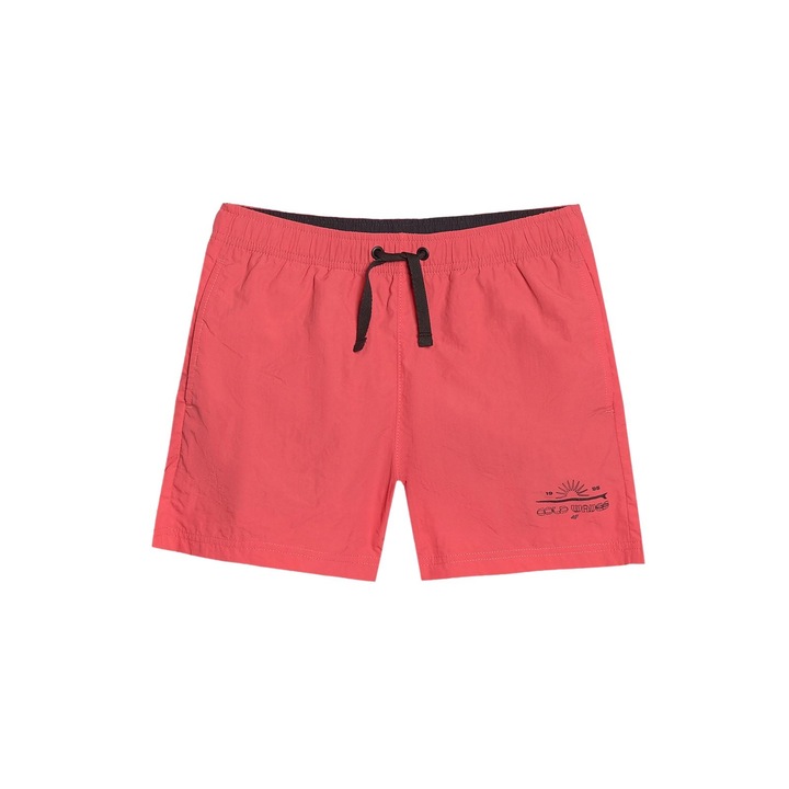 4F fiú szörfnadrág, poliészter, piros
