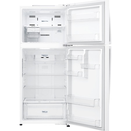 Frigider cu doua usi LG GTB583SHHZD, 410 l, Clasa A++, Display LED, No Frost, Compresor Liniar, Smart Diagnosis, Wifi, H 168 cm, Alb