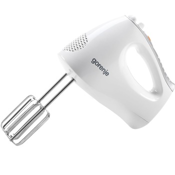 Mixer Gorenje M450W, 450 W, 5 viteze + functie Turbo, Alb Mixer Gorenje M450W, 450 W, 5 viteze + functie Turbo, Alb