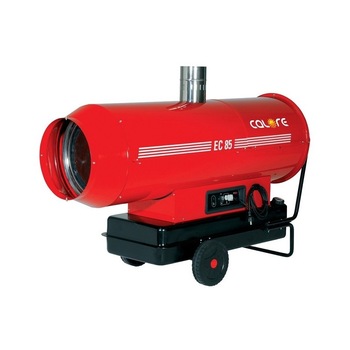 Tun de caldura cu ardere indirecta EC 85 CALORE, putere 90,6kW, debit aer 5100mcb/h, motorina, 230V Tun de caldura cu ardere indirecta EC 85 CALORE, putere 90,6kW, debit aer 5100mcb/h, motorina, 230V