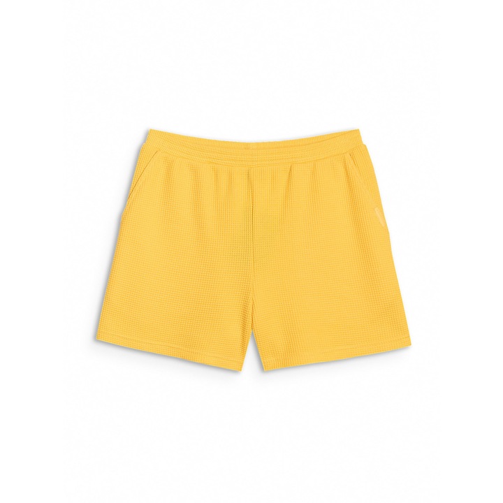 Pantaloni sport dama, 4F, galben, bumbac