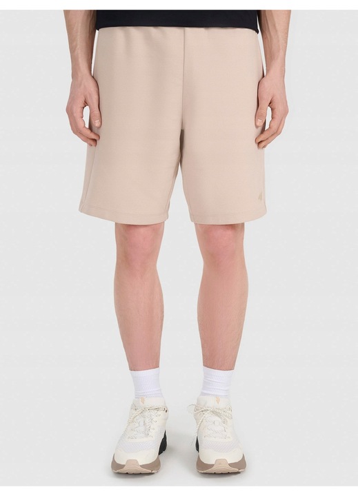 4F tréningnadrág, bézs, szintetikus anyag, regular szabás, S INTL