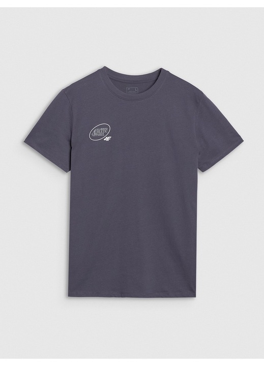 Férfi póló 4F, szürke, pamut, regular szabás, 2XL INTL