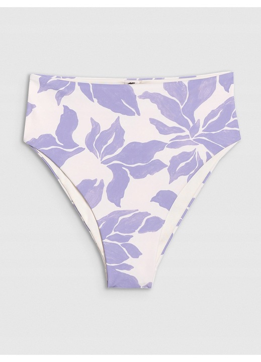 4F bikini alsó, lila, rugalmas, magas derekú, szintetikus